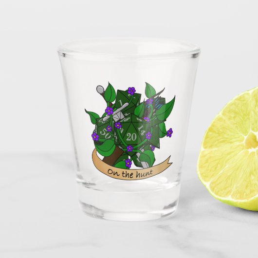 Ranger Dice Design Shot Glas (Voorkant)