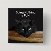 Ranger "Doing Niets"-Button Vierkante Button 5,1 Cm (Voorkant)