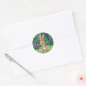Ranger Rick | Becky Hare Ronde Sticker (Envelop)