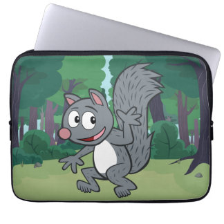 Ranger Rick | Grijze eekhoorn Laptop Sleeve