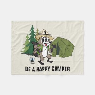 Ranger Rick   Grote Amerikaanse campout — Tent Fleece Deken