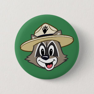 Ranger Rick Ranger Rick Face Ronde Button 5,7 Cm
