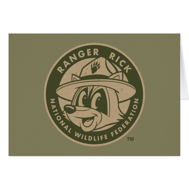 Ranger Rick | Ranger Rick Khaki Logo (Voorkant Horizontaal)