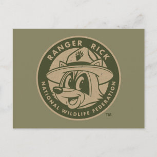 Ranger Rick Ranger Rick Khaki Logo Briefkaart