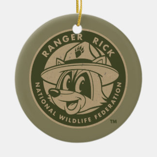 Ranger Rick | Ranger Rick Khaki Logo Keramisch Ornament