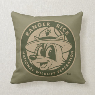Ranger Rick | Ranger Rick Khaki Logo Kussen