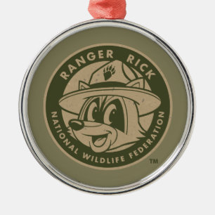 Ranger Rick   Ranger Rick Khaki Logo Metalen Ornament