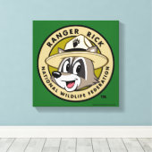 Ranger Rick | Ranger Rick Logo Canvas Afdruk (Insitu (Houten vloer))