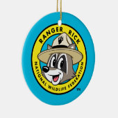 Ranger Rick | Ranger Rick Logo Keramisch Ornament (Rechts)