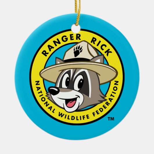 Ranger Rick | Ranger Rick Logo Keramisch Ornament (Voorkant)