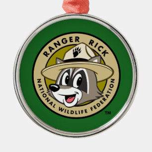 Ranger Rick   Ranger Rick Logo Metalen Ornament