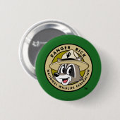 Ranger Rick | Ranger Rick Logo Ronde Button 5,7 Cm (Voorkant /achterkant)