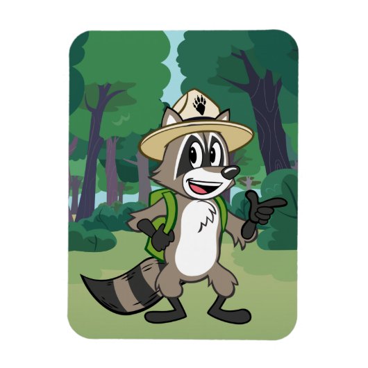 Ranger Rick | Ranger Rick Pointing Magneet (Verticaal)