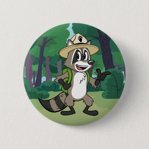 Ranger Rick Ranger Rick Pointing Ronde Button 5,7 Cm