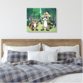 Ranger Rick | Ranger Rick & Ricky Canvas Afdruk (Insitu (Slaapkamer))
