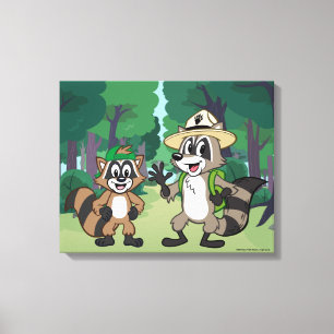 Ranger Rick Ranger Rick & Ricky Canvas Afdruk