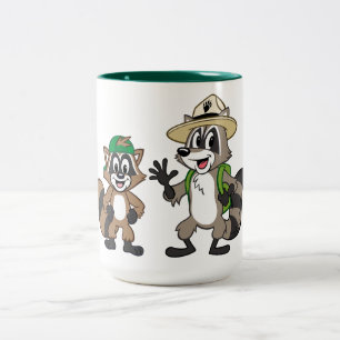 Ranger Rick Ranger Rick & Ricky Tweekleurige Koffiemok