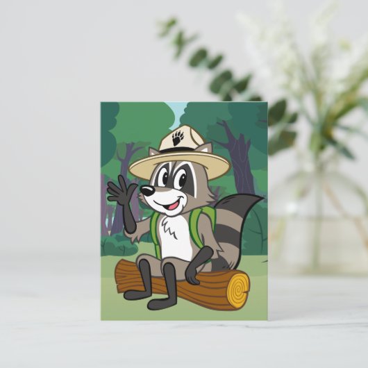 Ranger Rick | Ranger Rick Sitting Briefkaart (Staand voorkant)