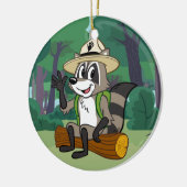 Ranger Rick | Ranger Rick Sitting Keramisch Ornament (Links)