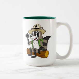 Ranger Rick Ranger Rick Sitting Tweekleurige Koffiemok