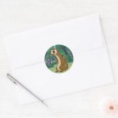 Ranger Rick | Reggie Otter Ronde Sticker (Envelop)