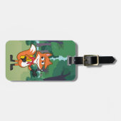 Ranger Rick | Scarlett Fox Waving Bagagelabel (Voorkant horizontaal)