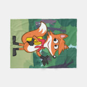 Ranger Rick | Scarlett Fox Waving Fleece Deken (Voorkant (Horizontaal))
