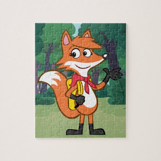 Ranger Rick | Scarlett Fox Waving Legpuzzel (Verticaal)