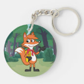 Ranger Rick | Scarlett Fox Waving Sleutelhanger (Achterkant)