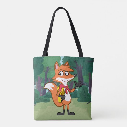 Ranger Rick | Scarlett Fox Waving Tote Bag (Achterkant)