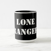 Ranger solitaire Black 15 oz Ringer Mug (Centre)