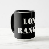 Ranger solitaire Black 15 oz Ringer Mug (Devant gauche)