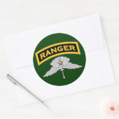 Ranger tab & HALO Wings - Combat Ronde Sticker (Envelop)