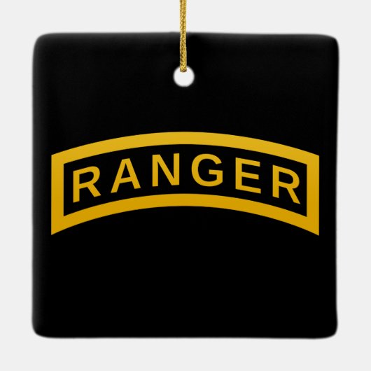 Ranger Tab Keramisch Ornament (Achterkant)