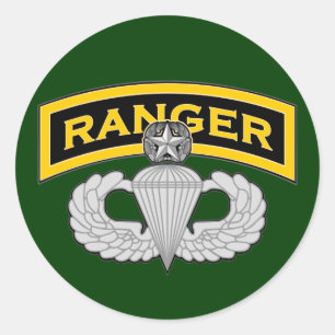 Ranger tabblad & Master Blaster vleugels Ronde Sticker