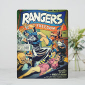 Rangers of Freedom Comics #3 Kaart (Staand voorkant)