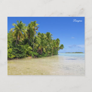 Rangiroa Blue Lagoon Briefkaart