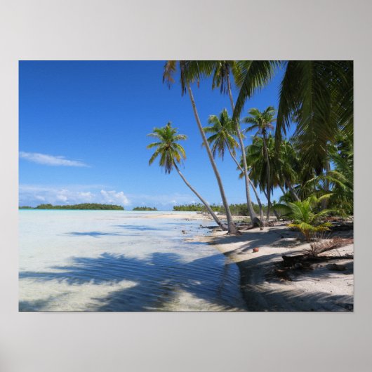 Rangiroa Blue Lagoon Poster (Voorkant)