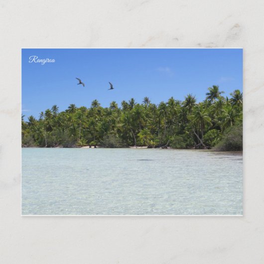 Rangiroa Briefkaart (Voorkant)