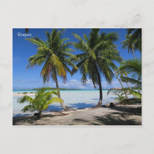 Rangiroa French Polynesia Briefkaart (Voorkant)