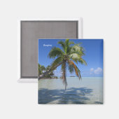 Rangiroa Palm Tree Magneet (Voorkant / Achterkant)