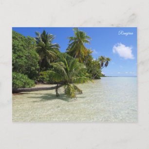 Rangiroa Palm Trees Briefkaart