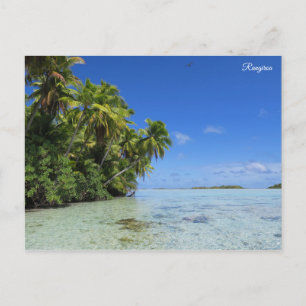 Rangiroa tropisch eiland briefkaart