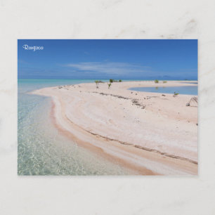 Rangiroa tropisch strand briefkaart