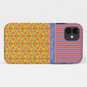 Rangoli Fleurs, Stripes iPhone 5/5s Xtreme Coque (Dos (Horizontal))