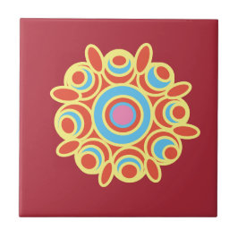 Rangoli-ontwerp Tegeltje