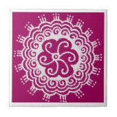 Rangoli Tegeltje (Voorkant)