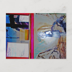 Rangra Movie Theater Ticket Window, Alpine, TX Briefkaart