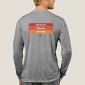 Ranked Choice Voting 3 Stripes Tri-Blend Shirt (Achterkant volledig)