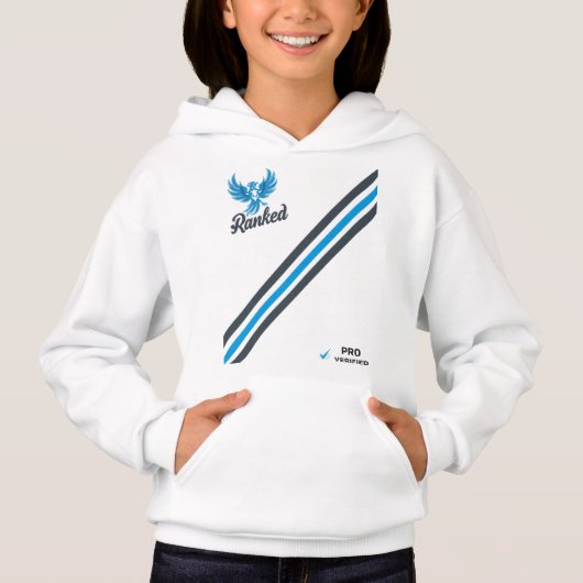 Ranked Pro Gamer Stripe Hoodie (Devant)